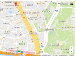 patia東麻布　地図