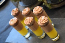 HERSチョコレートとオレンジのデザート